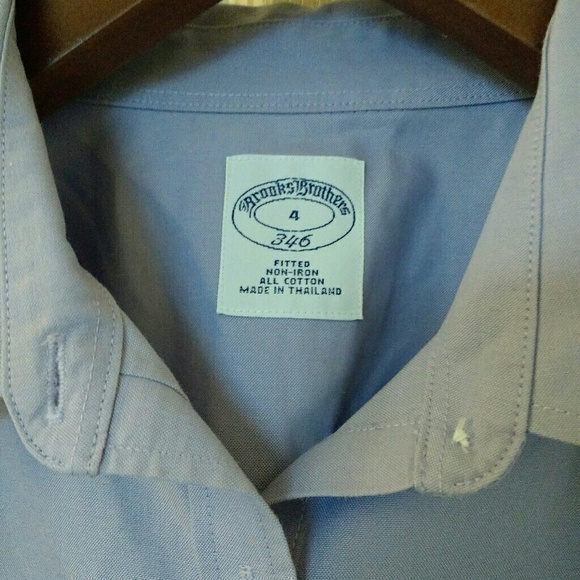 Brooks Brothers 3/4 Non-iron Fitted Dress Shirt - Picture 2 of 5